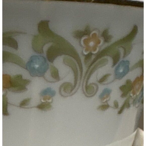 Set of 4 Towne House Summerlace China Cup & Saucer Set Floral Pattern Japan Vtg - Picture 12 of 14